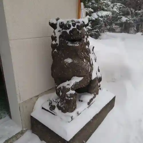 上手稲神社の狛犬