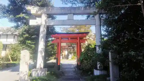 天明稲荷神社の鳥居