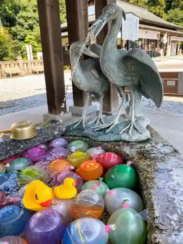 白鷺神社の手水舎
