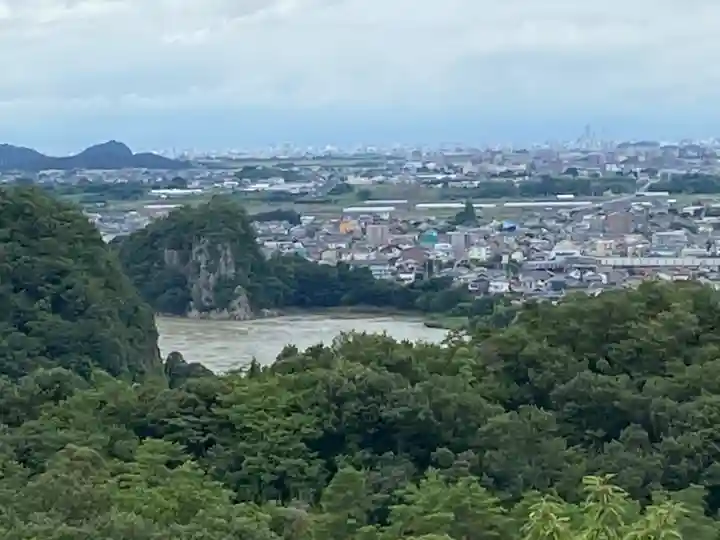 犬山寂光院の景色
