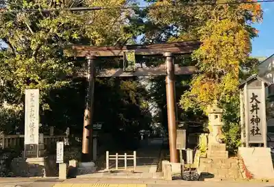 大井神社の鳥居
