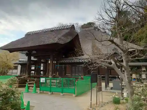 横浜　西方寺の山門・神門