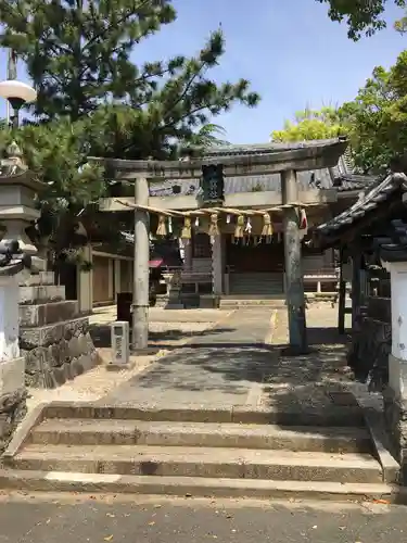 松山神社の鳥居