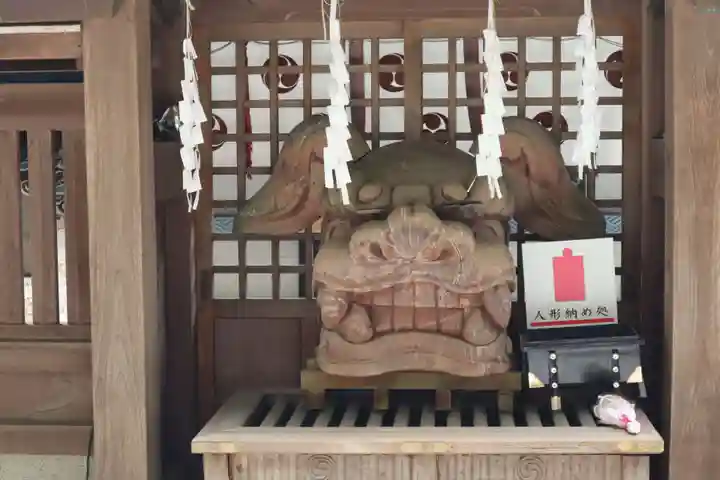 山名八幡宮の狛犬