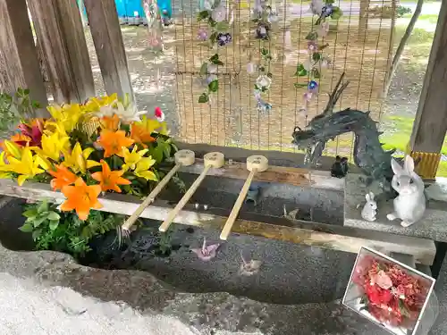 彌彦神社　(伊夜日子神社)の手水舎