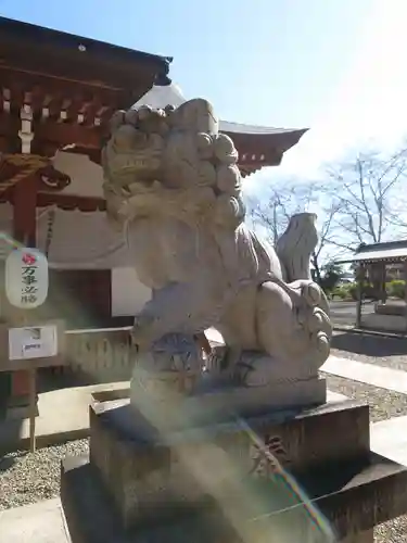 結城諏訪神社の狛犬