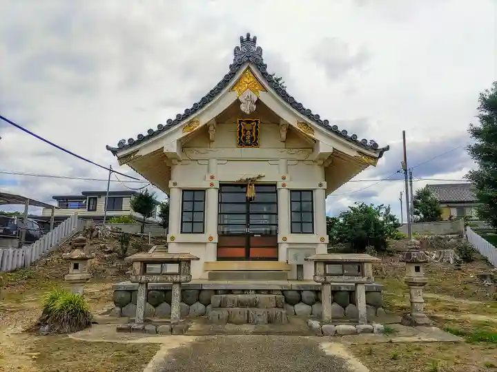 森津社の本殿・本堂