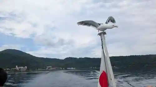 神社（洞爺湖中の島）の周辺