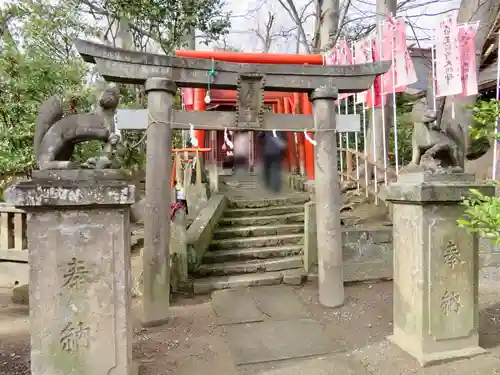 安積國造神社の鳥居