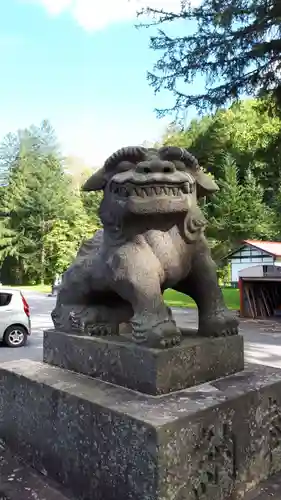 喜茂別神社の狛犬