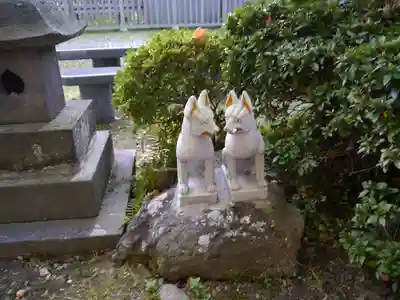 与次郎稲荷神社の狛犬