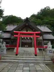 網走三吉神社の鳥居