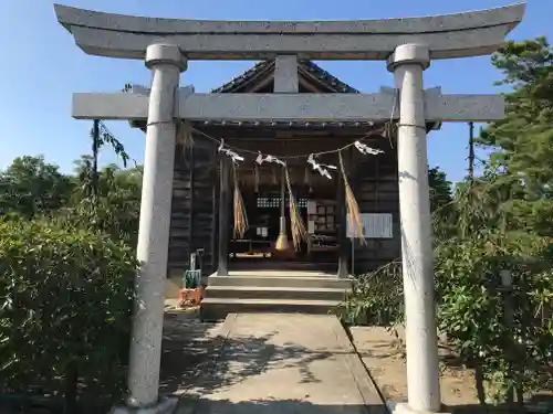 上道神社の鳥居