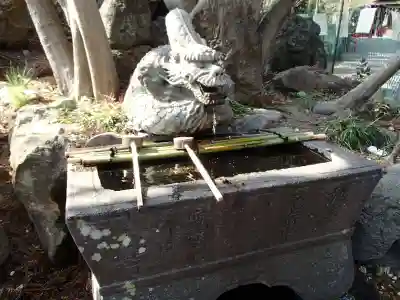 渋川八幡宮の手水舎