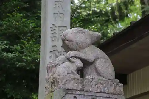 調神社の狛犬