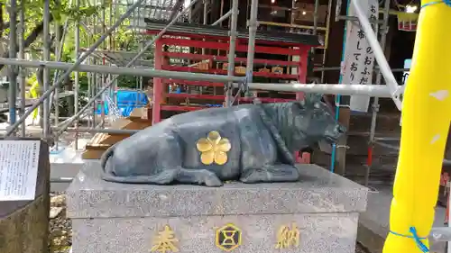 蒲原神社の狛犬