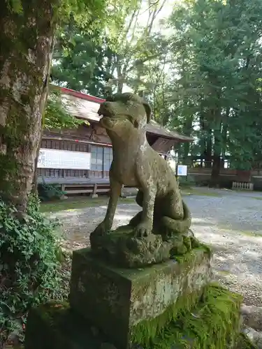 椋神社の狛犬