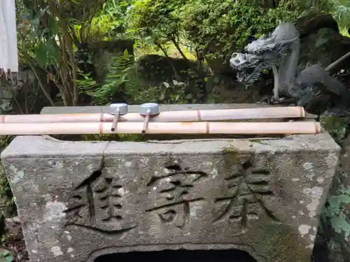 諏訪神社の手水舎