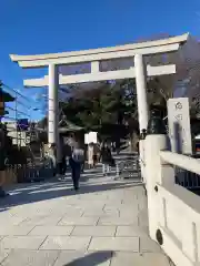 白旗神社の鳥居