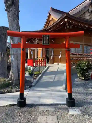 於菊稲荷神社の鳥居