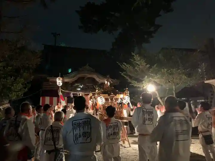 神明神社のお祭り