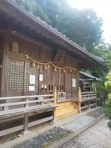 橿森神社の本殿・本堂