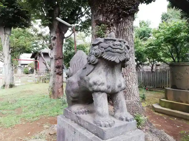 西向天神社の狛犬
