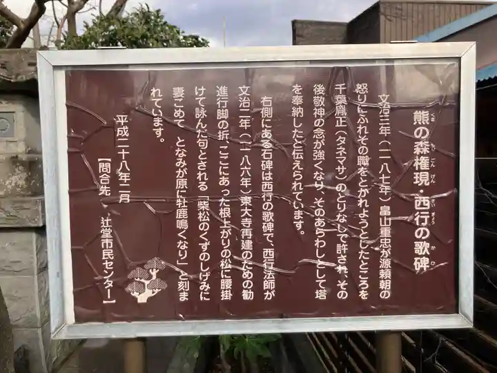 熊の森権現(神奈川県)