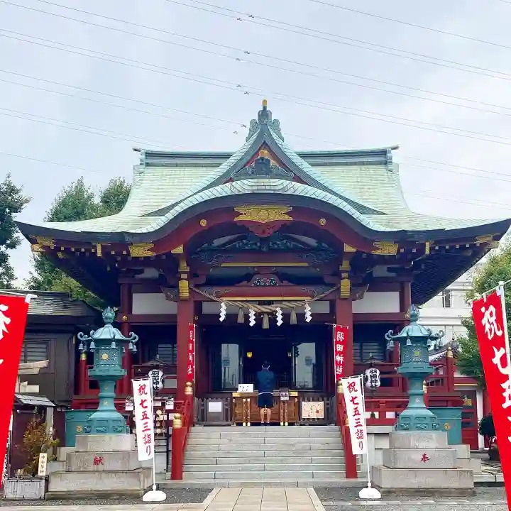 羽田神社の本殿・本堂