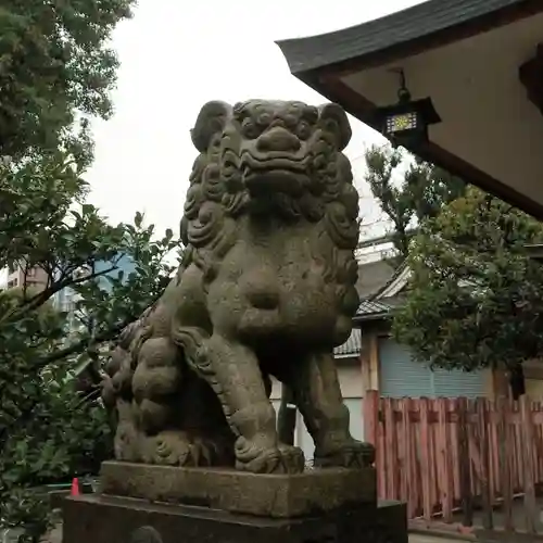鮫州八幡神社の狛犬