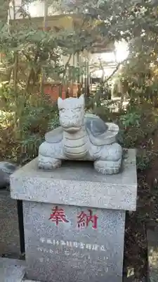 柴崎神社の狛犬