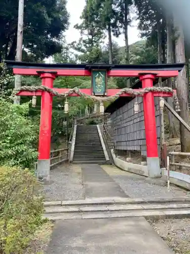 吉利倶八幡宮の鳥居