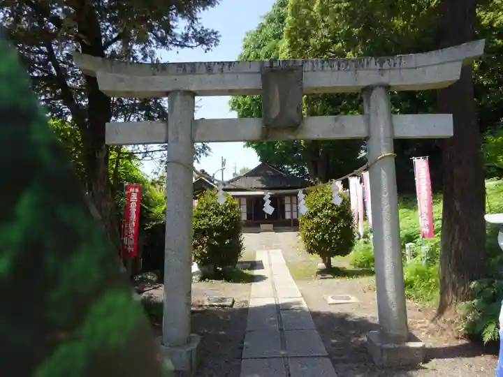 正一位霊験稲荷社の鳥居