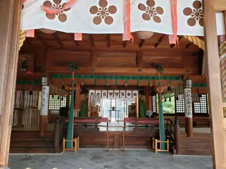 於保多神社の本殿・本堂