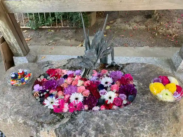 彌都加伎神社の手水舎