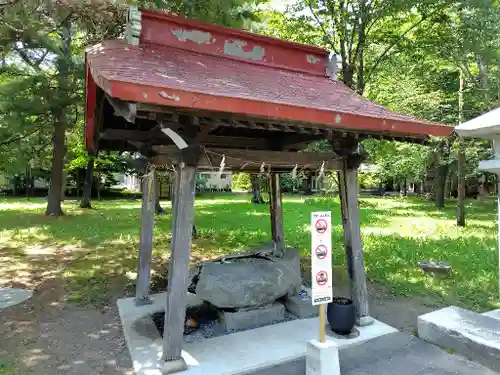帯廣神社の手水舎