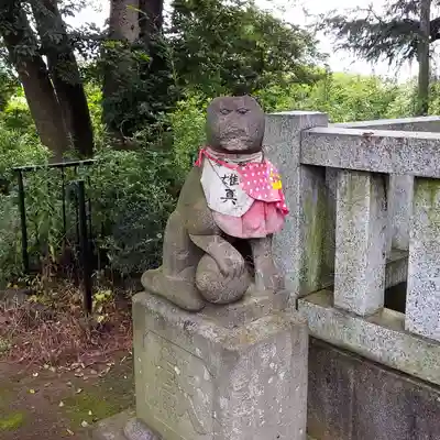 船島稲荷大明神の狛犬