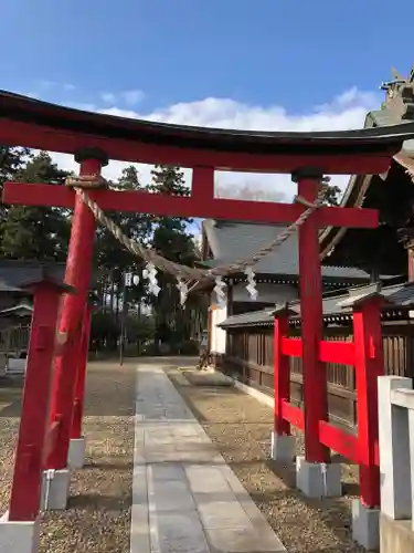 結城諏訪神社の鳥居