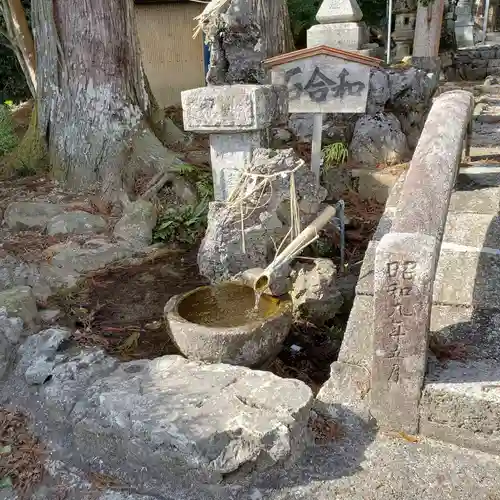 鳴谷神社の手水舎