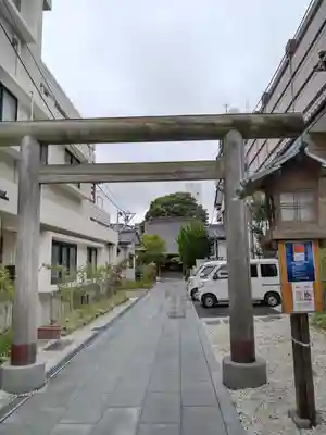 古町神明宮の鳥居