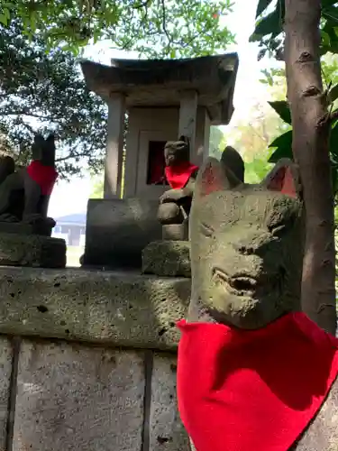 平出雷電神社の狛犬