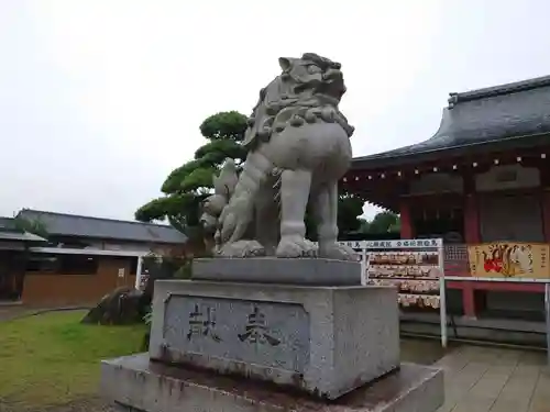 千勝神社の狛犬