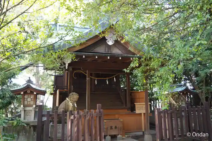 亀之森住吉神社の末社・摂社