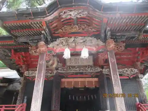 榛名神社の本殿