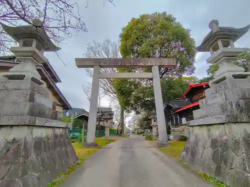 生田明神社（大山寺町）の鳥居