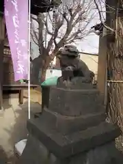 王子白髭神社の狛犬