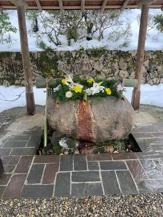 如意寺の手水舎