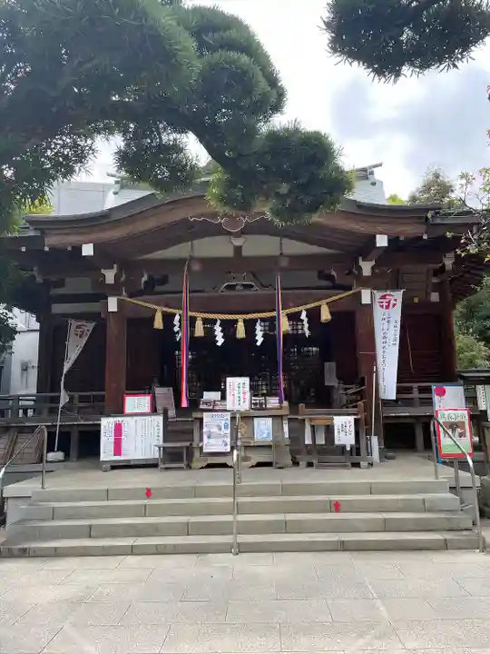 鳩森八幡神社の本殿・本堂
