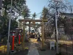 水海道天満宮の鳥居