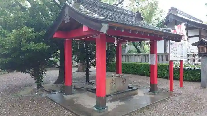 元郷氷川神社の手水舎